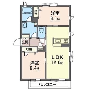 シャンテラス桜ケ丘 205号室