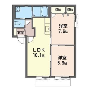 パレーシャル緑ケ丘　Ⅲ 102号-3