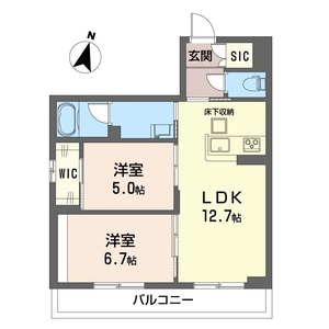 リラフォート南林間 105号室
