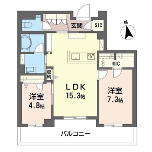 ゼフィールメゾンプレミア緑園 102号室