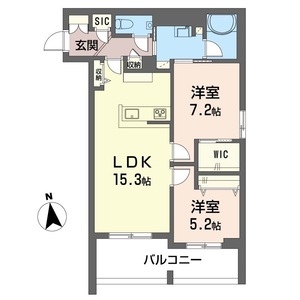 ゼフィールメゾンプレミア緑園 205号室