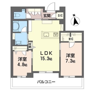 ゼフィールメゾンプレミア緑園 302号室