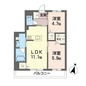 シャーメゾン寺尾台B 302号-14