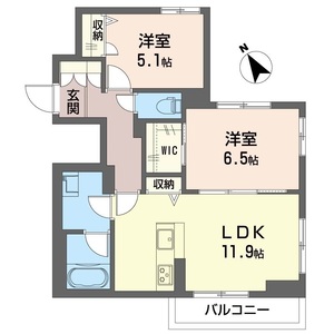 デューウッドＣ 201号室