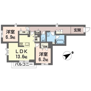 グランシャトー宮沢 201号室