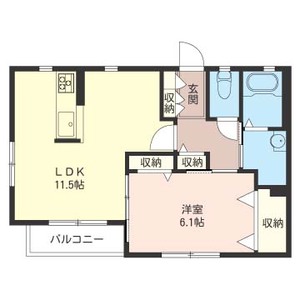 Ｐｉｎｅ　Ｃｒｅｓｔ 102号室