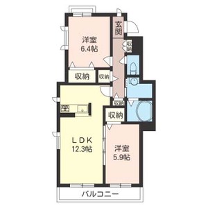 ピスケス溝ノ口 203号室