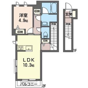 メゾン　ド　ルボア 202号室