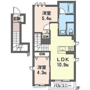 プティロジュマンＫ 201号室