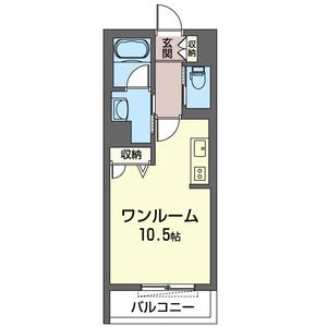 Ｋ’Ｃｒｅｓｃｅｎｔ（ケークレッセント） 203号室