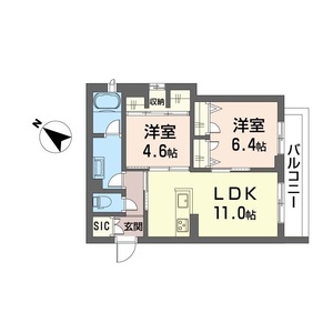アンソレイエ 203号室