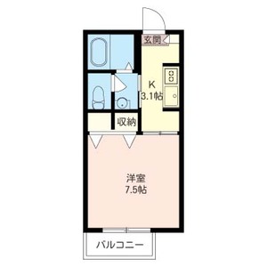 シャーメゾンよし乃 203号室