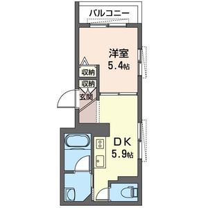 フレグラント　オリーブ 203号室