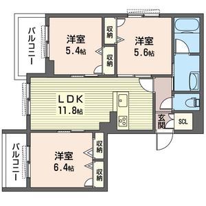 ゼフィール 201号室