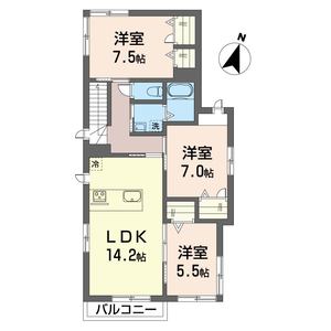 Ｍａｉｓｏｎ　ｄｅ　Ｐｏｉｓｓｏｎ 201号室