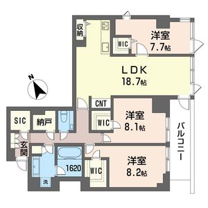 ラリュール 702号室