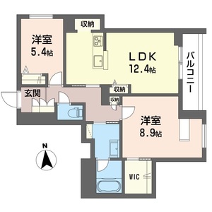 ヴィリジアン陣屋Ⅱ 101号室