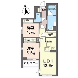 フェール　シュヴァル 101号室