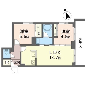 フォレフィー・アール 105号室