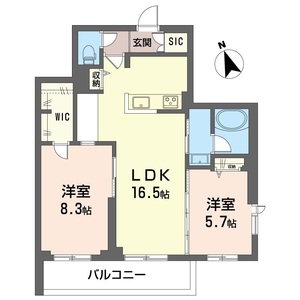 フォレフィー・アール 102号室