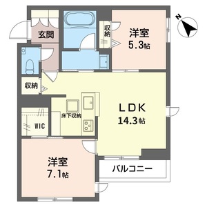 ル　ヴォワール 102号室