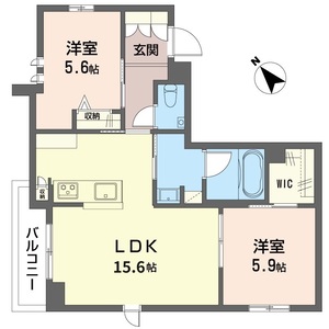 ル　ヴォワール 301号室