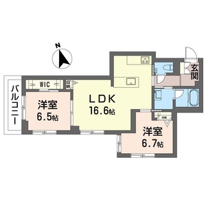 ソレイユ　ルヴァン 302号室