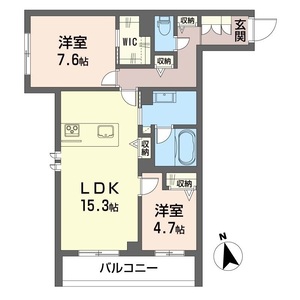 フォレ　フルーリー 203号室
