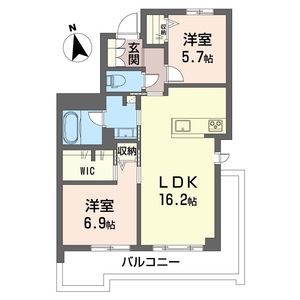 フォレ　フルーリー 401号室
