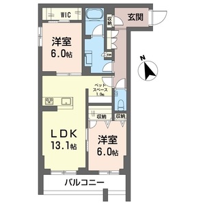 グランクロス　サン 301号室