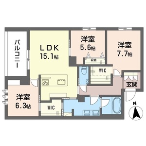 アルサンテ　あざみ野 205号室