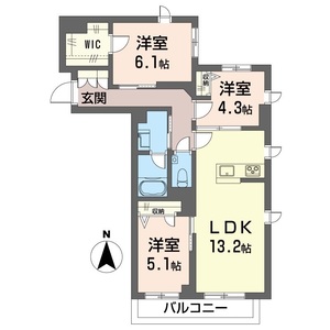 グランディール 201号室