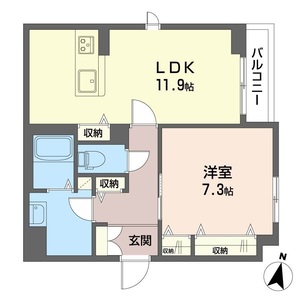 スリーウッズ 201号室