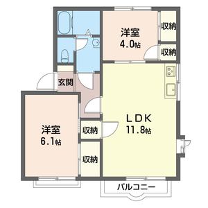 マロンクレスト　Ⅱ 201号室