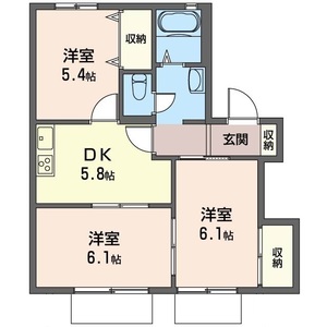 タウンコート　Ｄ 102号室