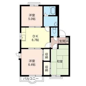 グラシューズつきみ野　Ⅱ 202号-4