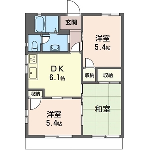 サンステージあきやま　Ｂ 103号室