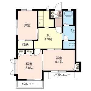 ボヌール夏山 201号室