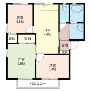 リバーパーク　Ｄ 202号室