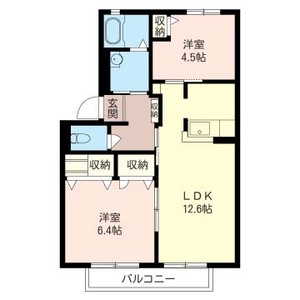 クレージュⅡ 102号室