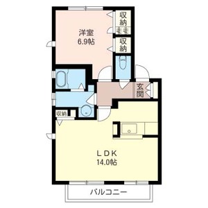 パルムあゆみが丘 102号室