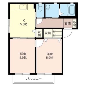 パティオ東林間Ａ 201号-2