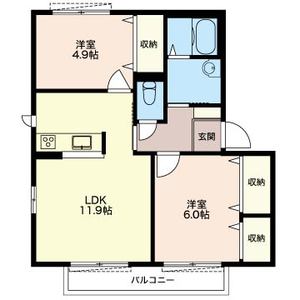 アルブル2番館 101号-16
