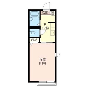ＣＡＳＡ　ＤＥＬ　ＳＯＬ 201号室