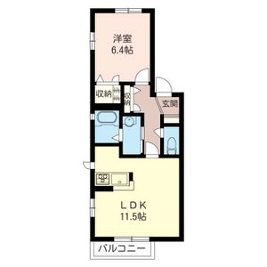 シャトル臼居 102号室