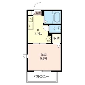 シャーメゾンメイプル 203号室