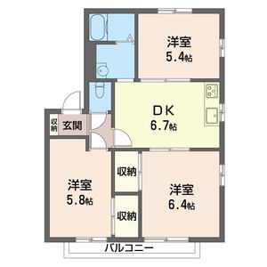 サンハイムＳ　Ⅱ 201号室