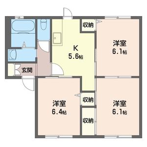 ドミール棚沢 101号-15