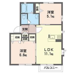 シュペリュールⅢ 201号室