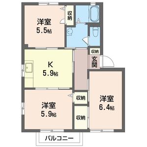 フォレスト大和Ｂ 203号室